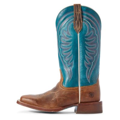 Ariat Circuit Shiloh - Western Laarzen Bruin / Groen Dames - 42513-935